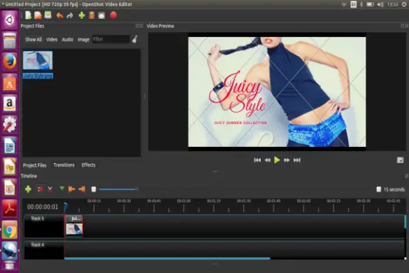 openshot video editor ubuntu