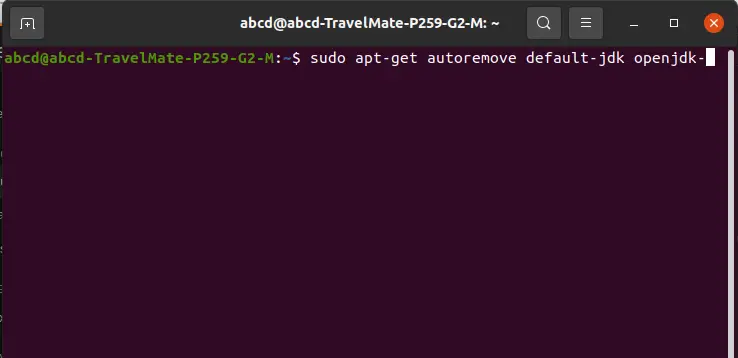 sudo apt-get autoremove default-jdk openjdk-