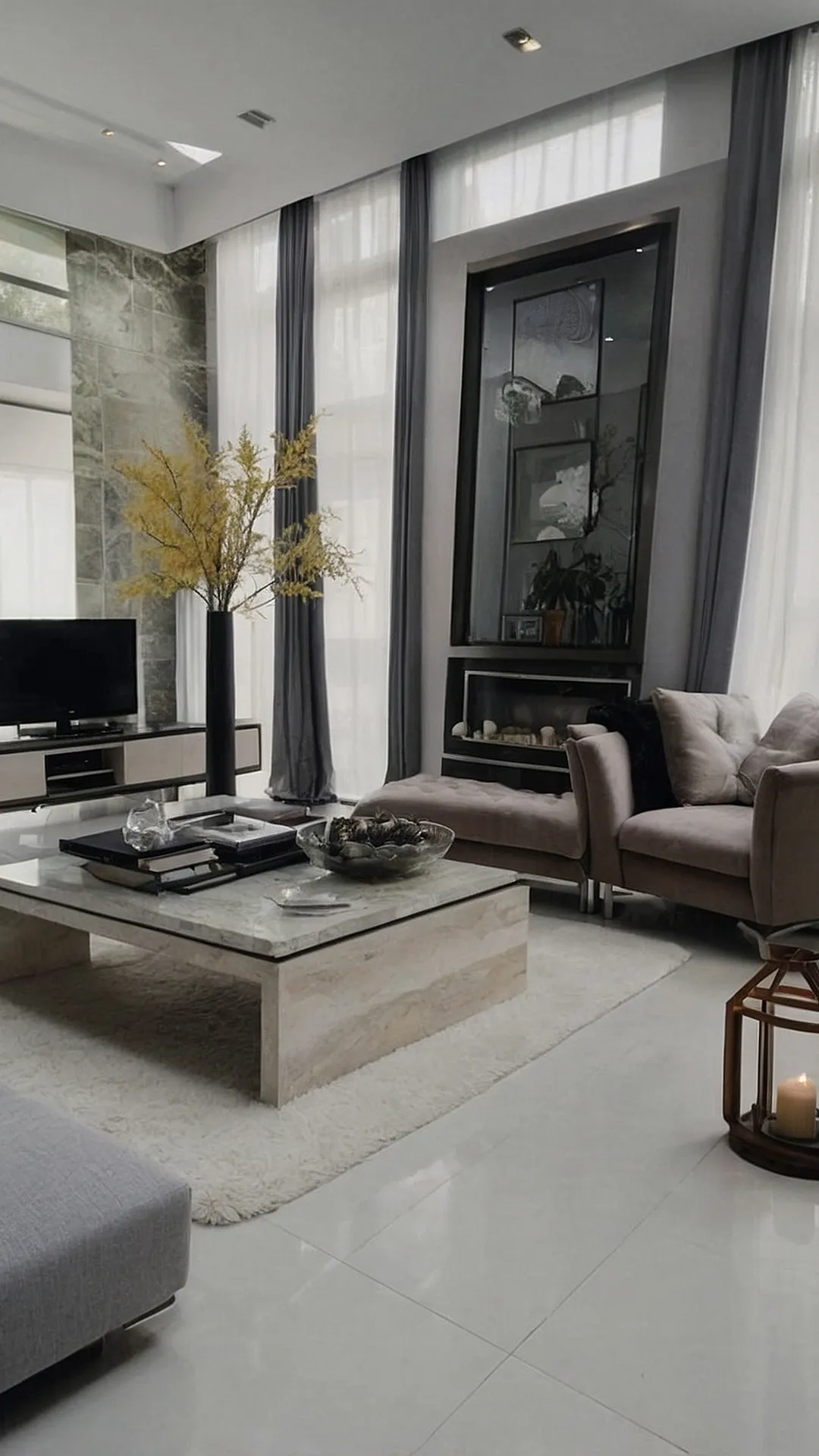 Chic Retreats: Modern Living Room Concepts