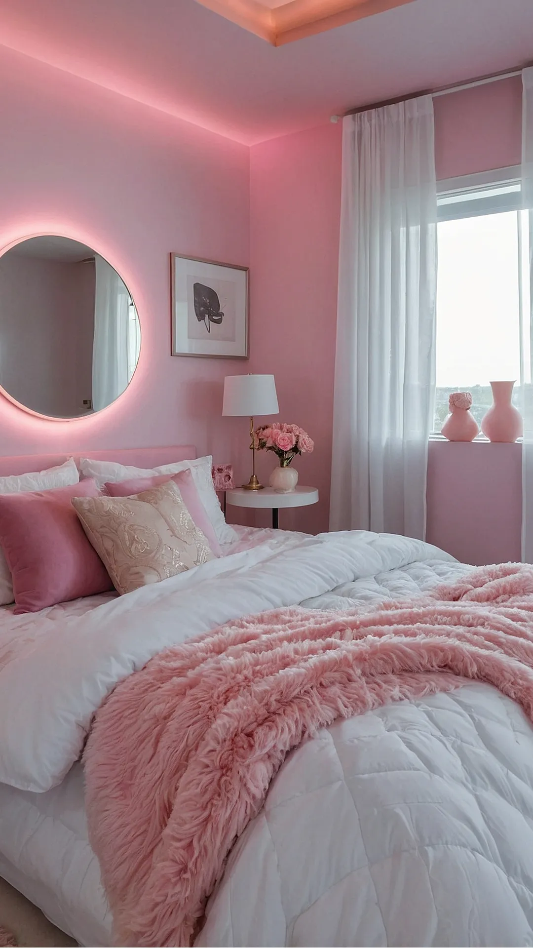 Rosy Retreat: Elegant Pink Room Decor