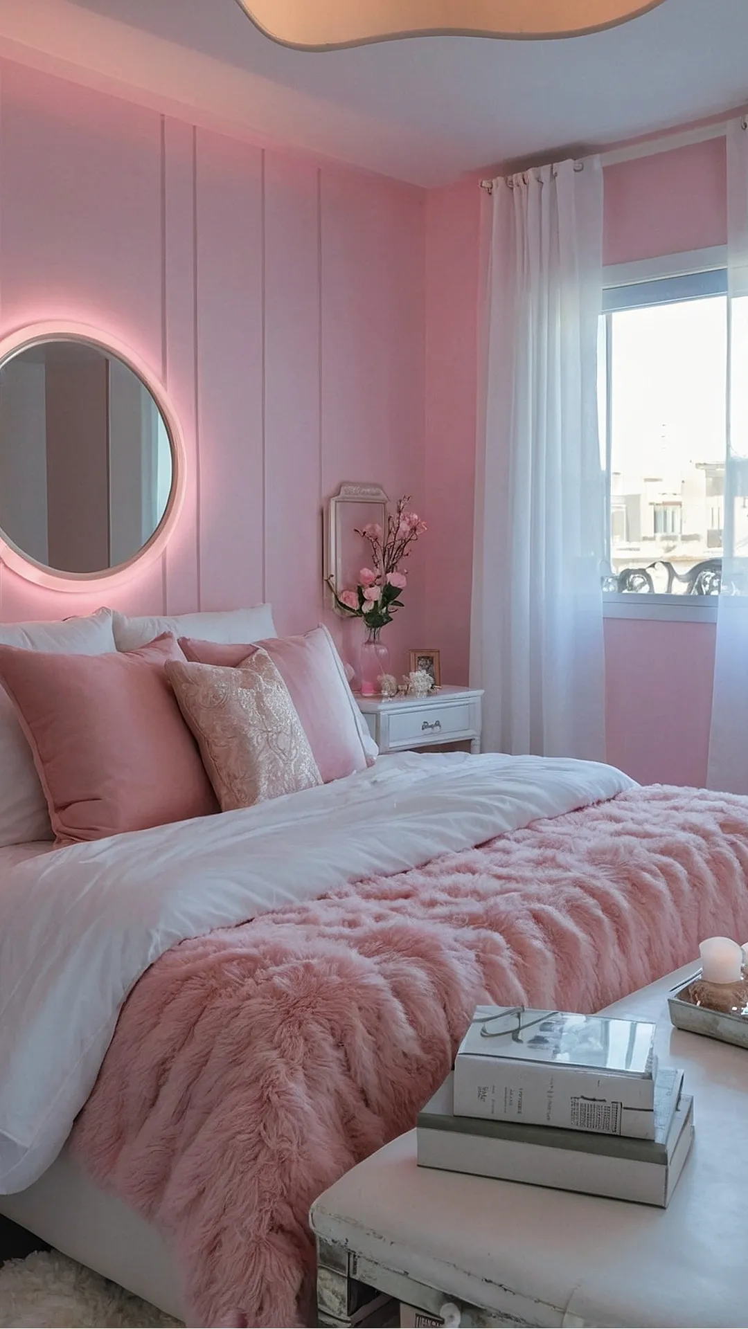 Rose-Tinted Retreat: Room Decor Ideas