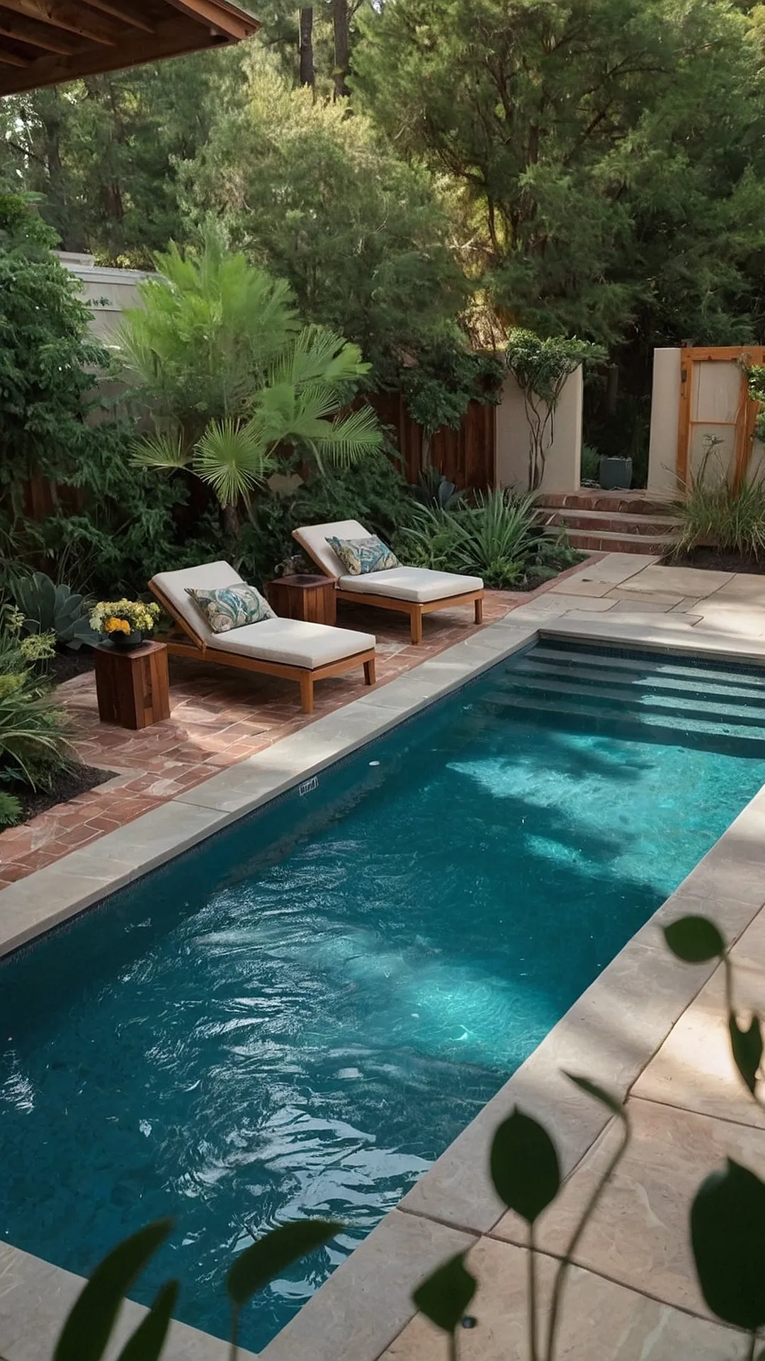 Intimate Aquatic Retreats: Small Inground Pool Visions