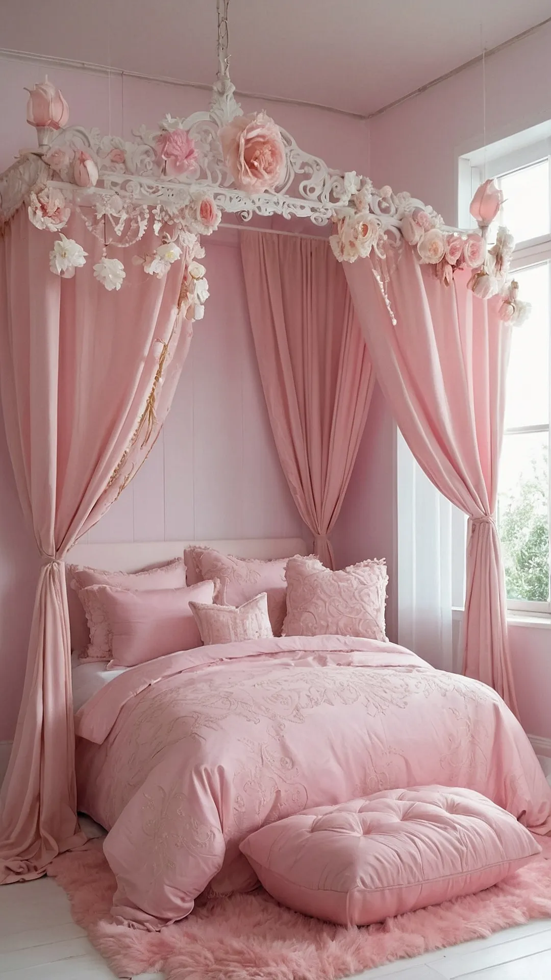 Rose-Colored Dreams: Stylish Room Decor Ideas