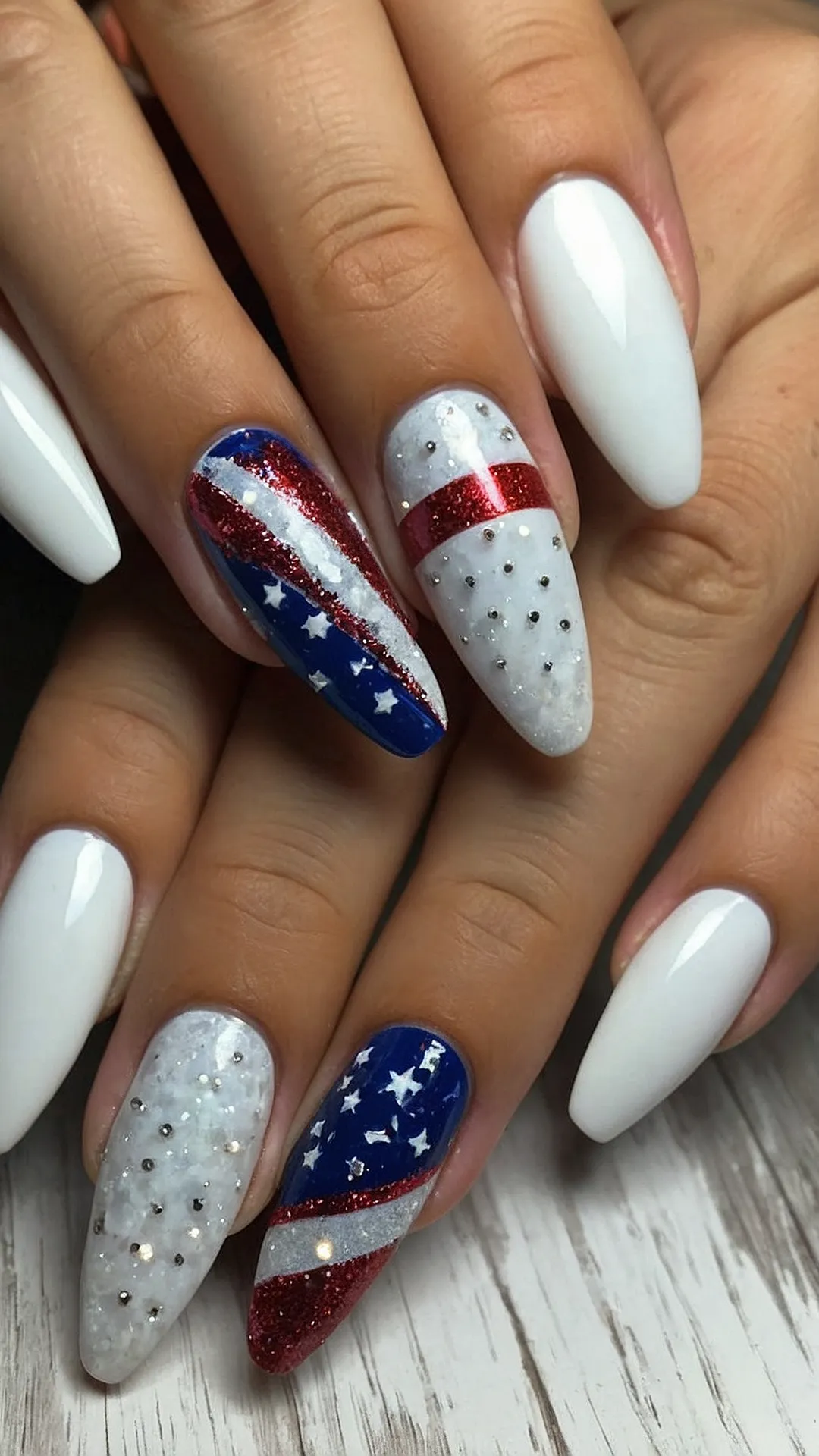 Fireworks Frenzy: Festive 4th of July Nail Designs