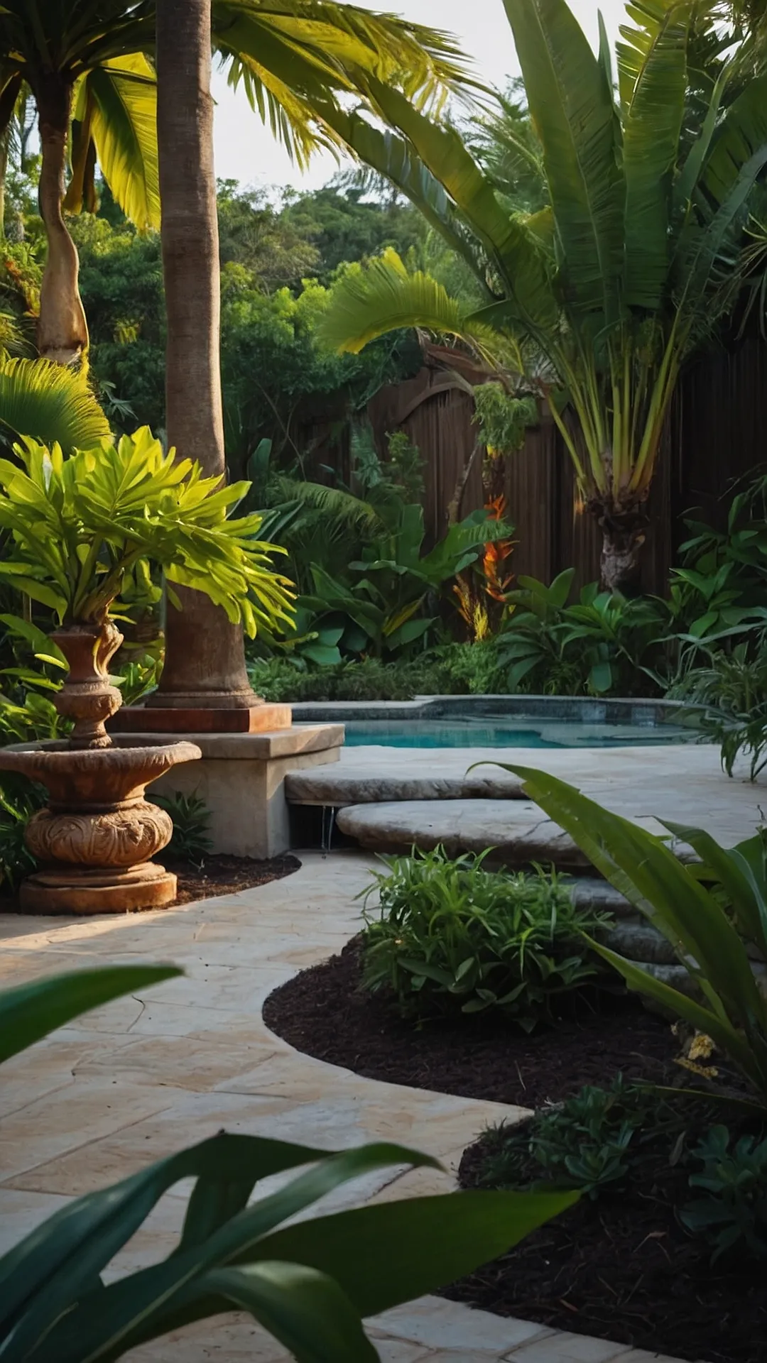 Lush Tropics Invade Your Backyard with Vibrant Landscaping Ideas