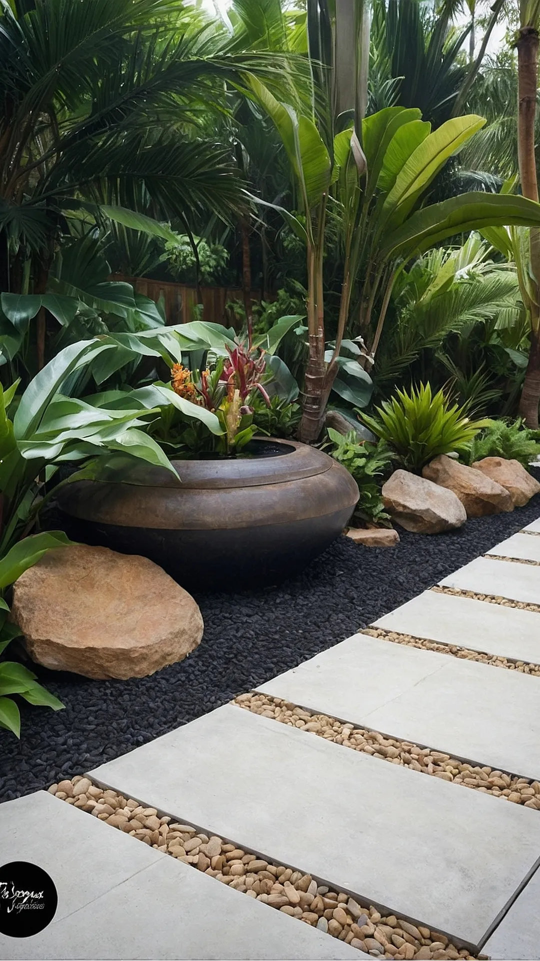 Paradise Found: Tropical Garden Oasis