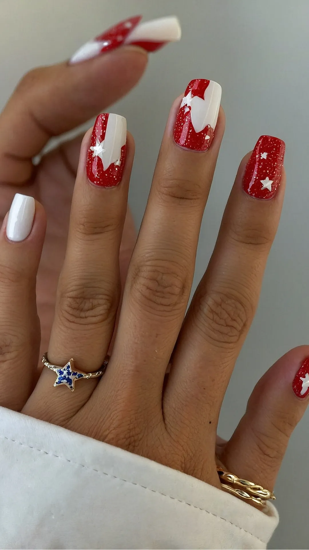 Patriotic Perfection: Red, White, and Blue Nail Ideas