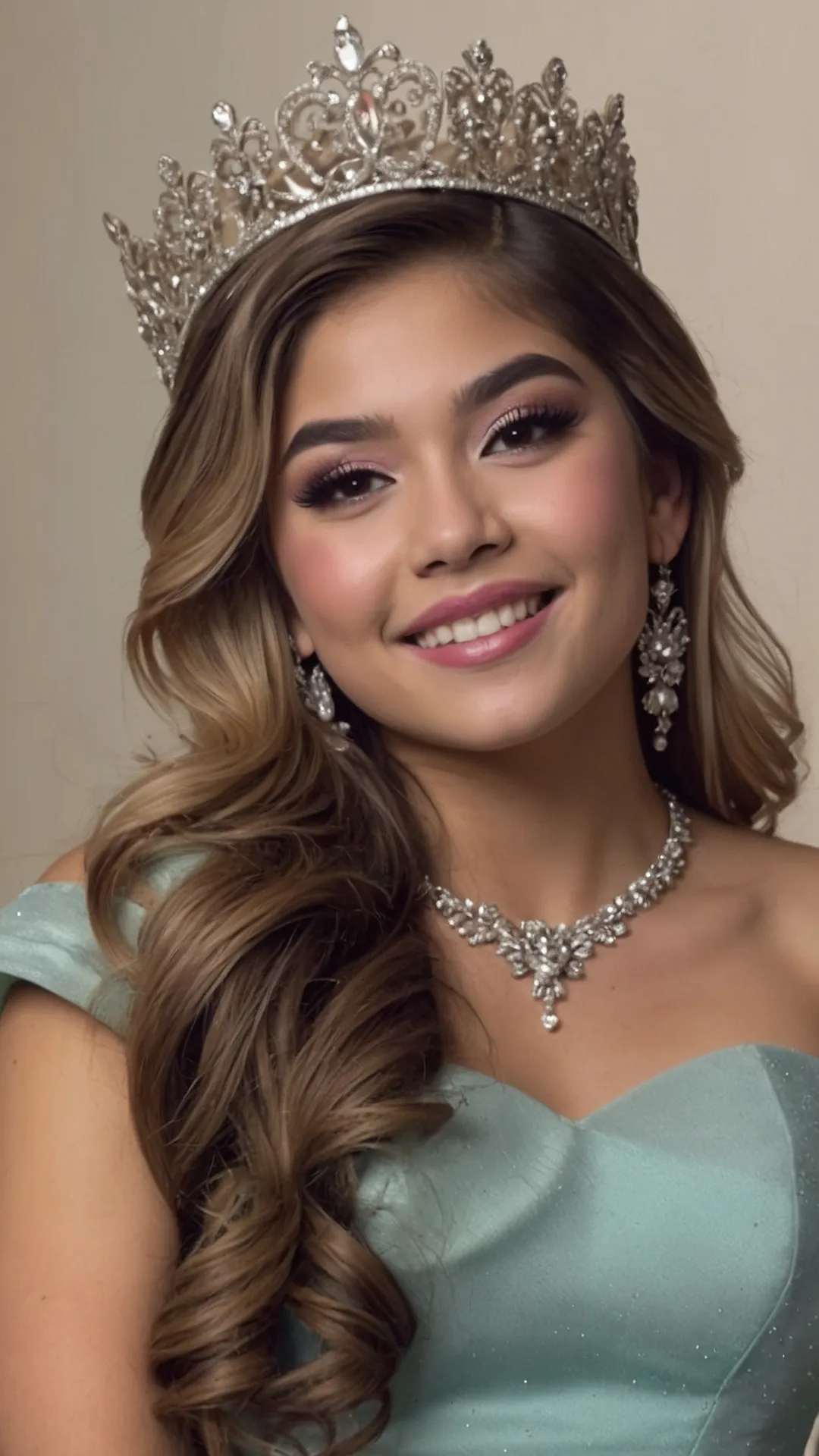 Majestic Mane Moments: Quinceañera Crown Hairstyles