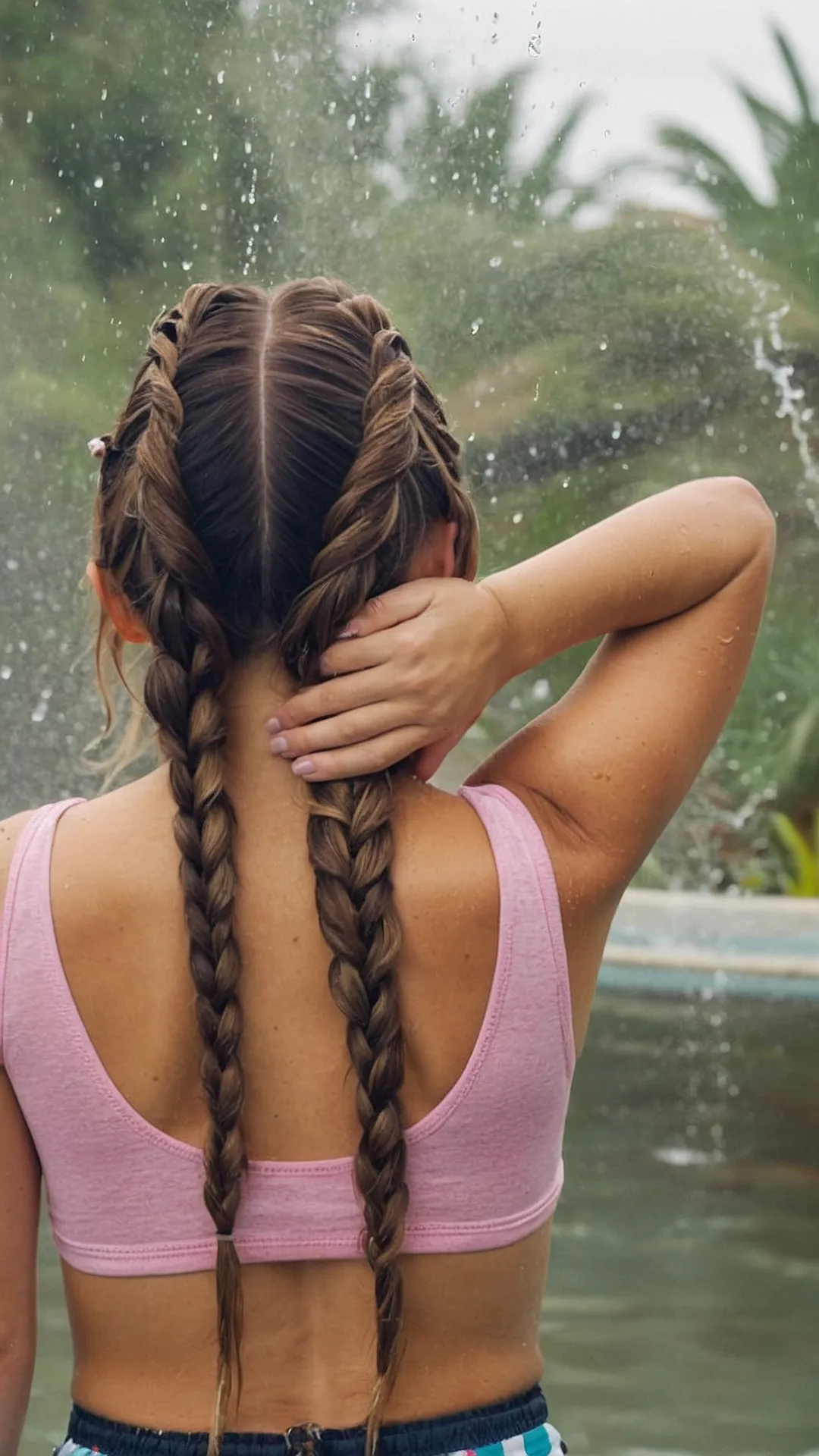 Aquatic Locks: Trendy Waterpark Hairdos