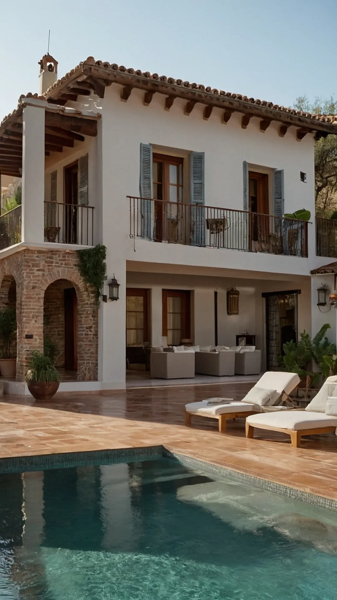 Tranquil Terrazas: Spanish Villa Haven