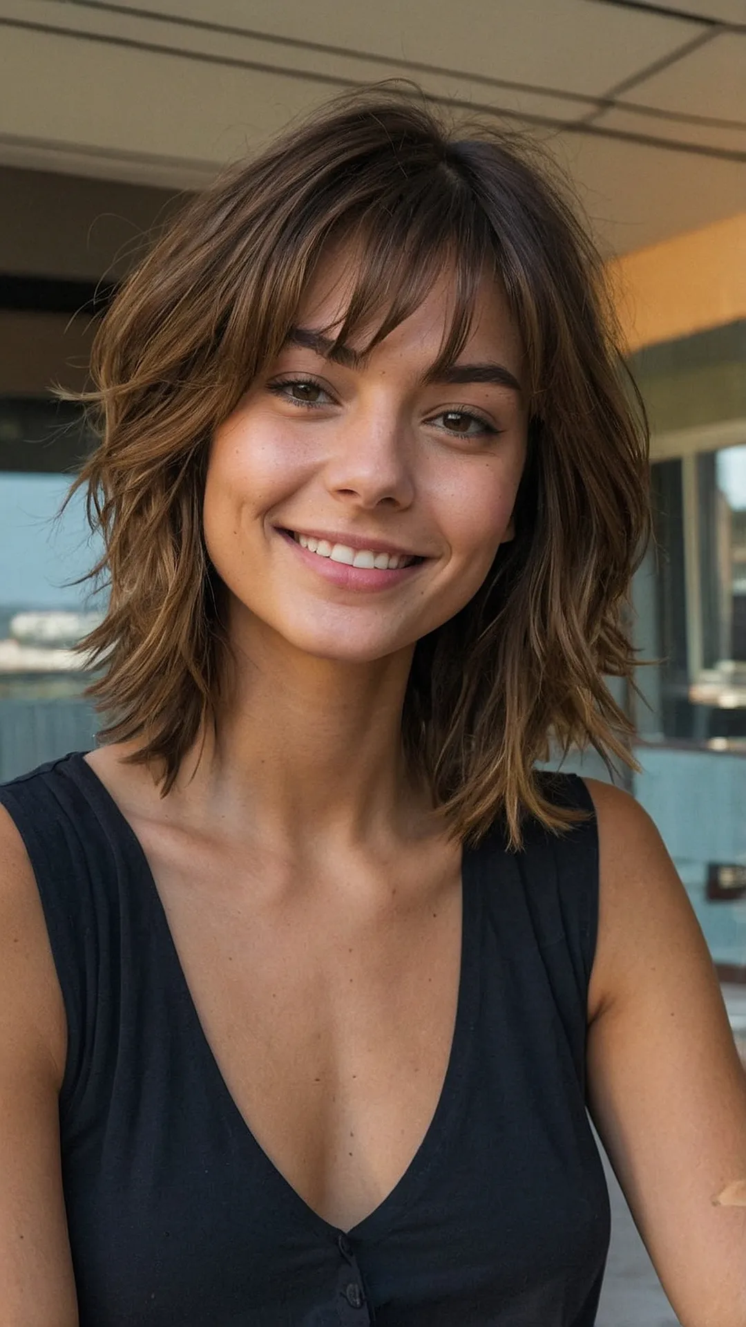 Layers Galore: Inspirational Haircuts for Shoulder Length Hair