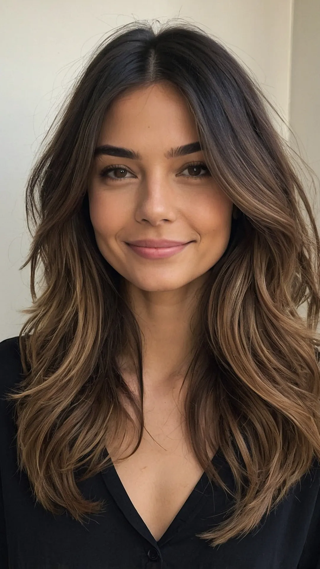 Effortlessly Layered: Shoulder Length Haircuts