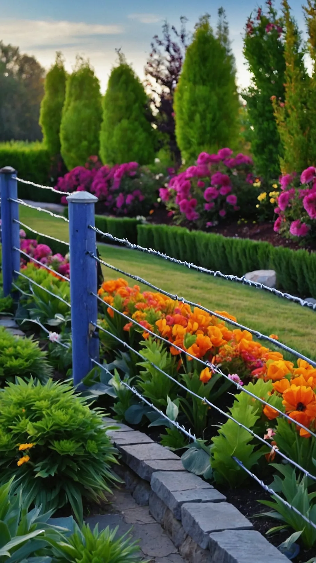 Dividing Delights: Unique Fence Line Landscaping Inspirations