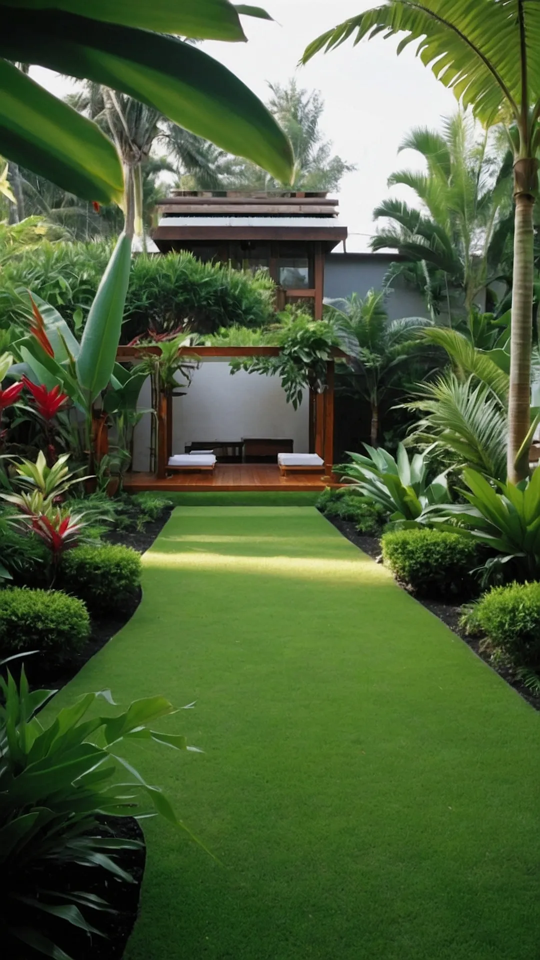 Lush Paradise: Tropical Garden Delight