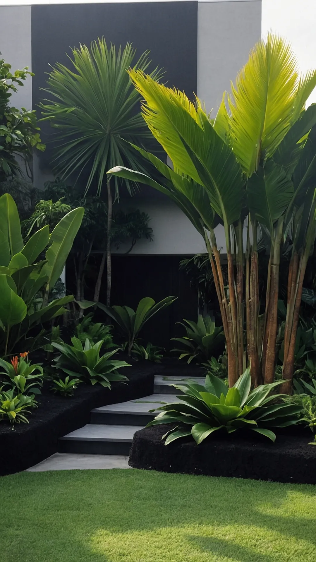 Create a Bold and Colorful Tropical Vibe in Your Backyard