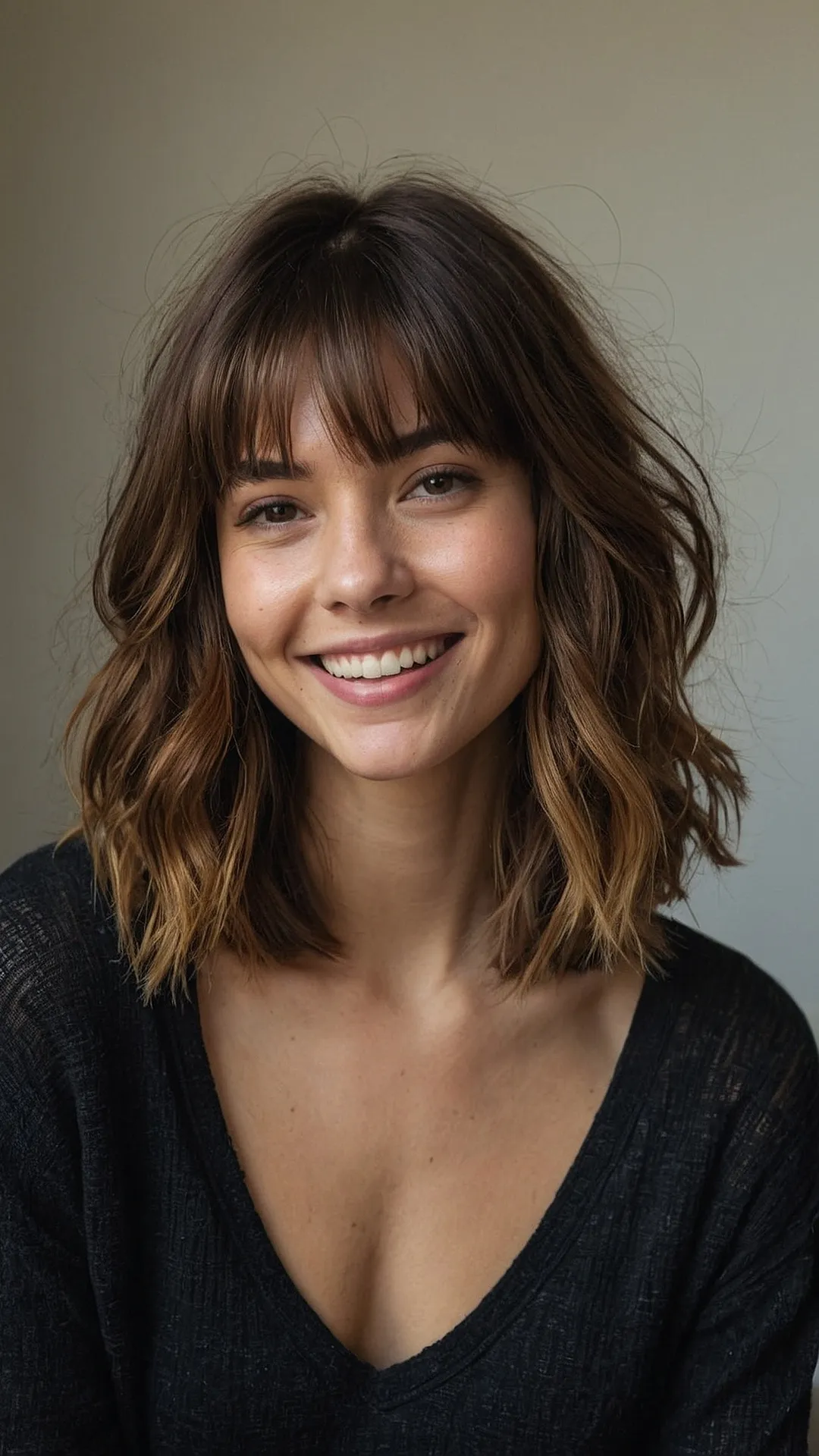 Shoulder-Length Chic: Layered Haircut Ideas