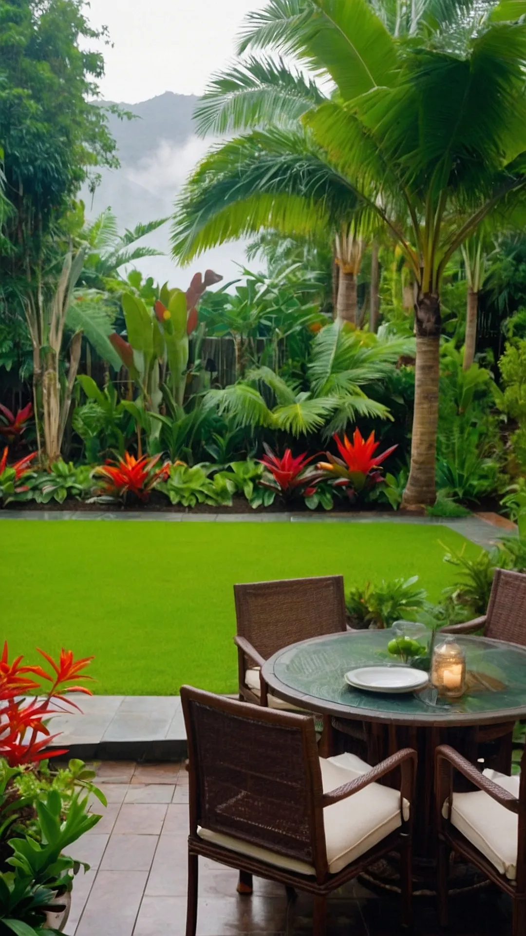 Caribbean Charm: Tropical Backyard Delight