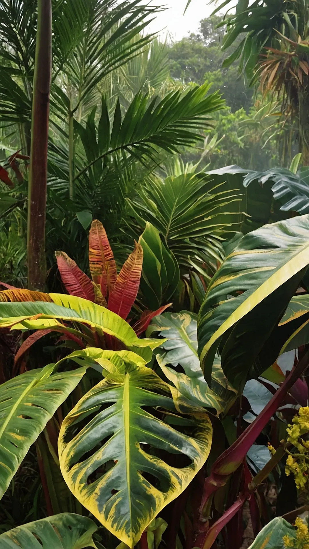 Sunlit Serenity: Embracing Tropical Plants in Outdoor Full Sun Settings