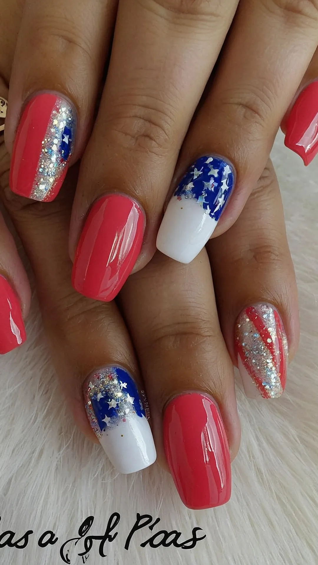 Red, White, and Beautiful: Elegant 4th of July Nail Inspiration