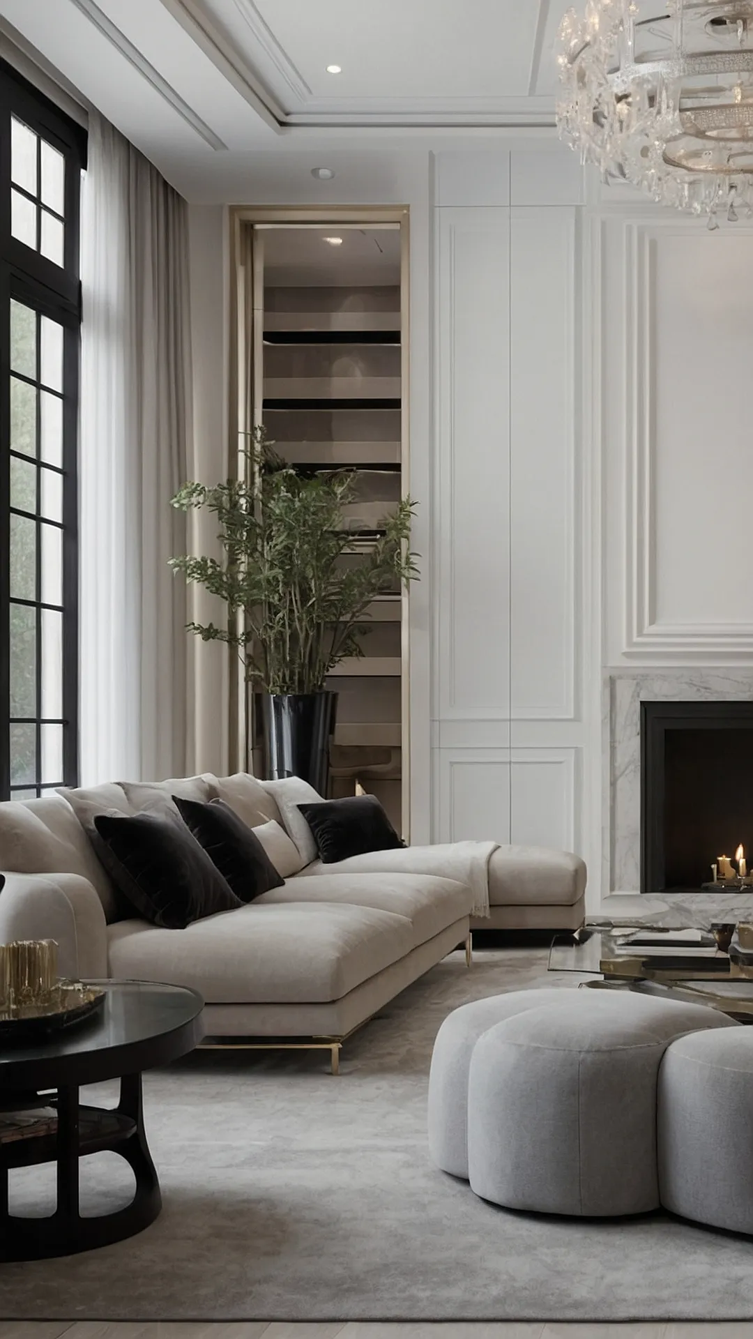 Elegant Serenity Inspiring Luxury Living Room Concepts