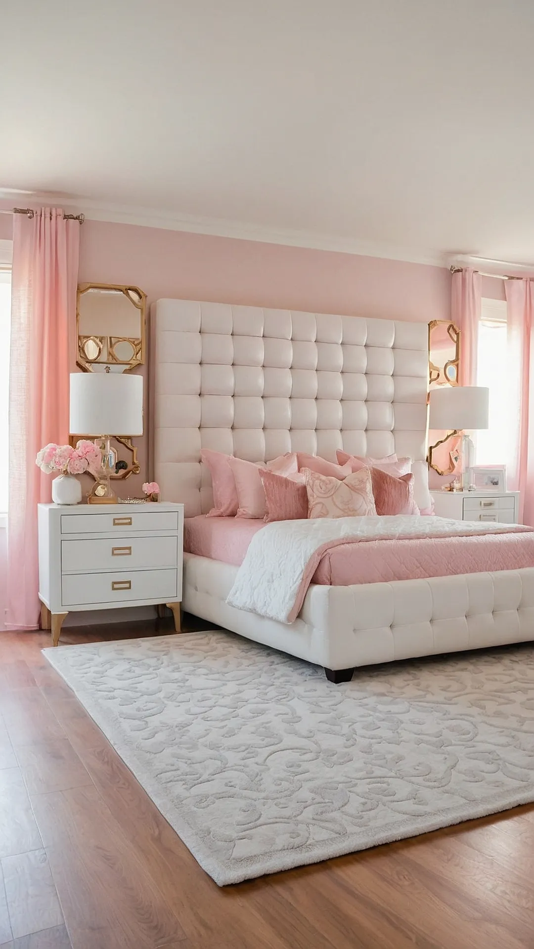 Chic and Modern Pink Bedroom Inspirations for Every Taste