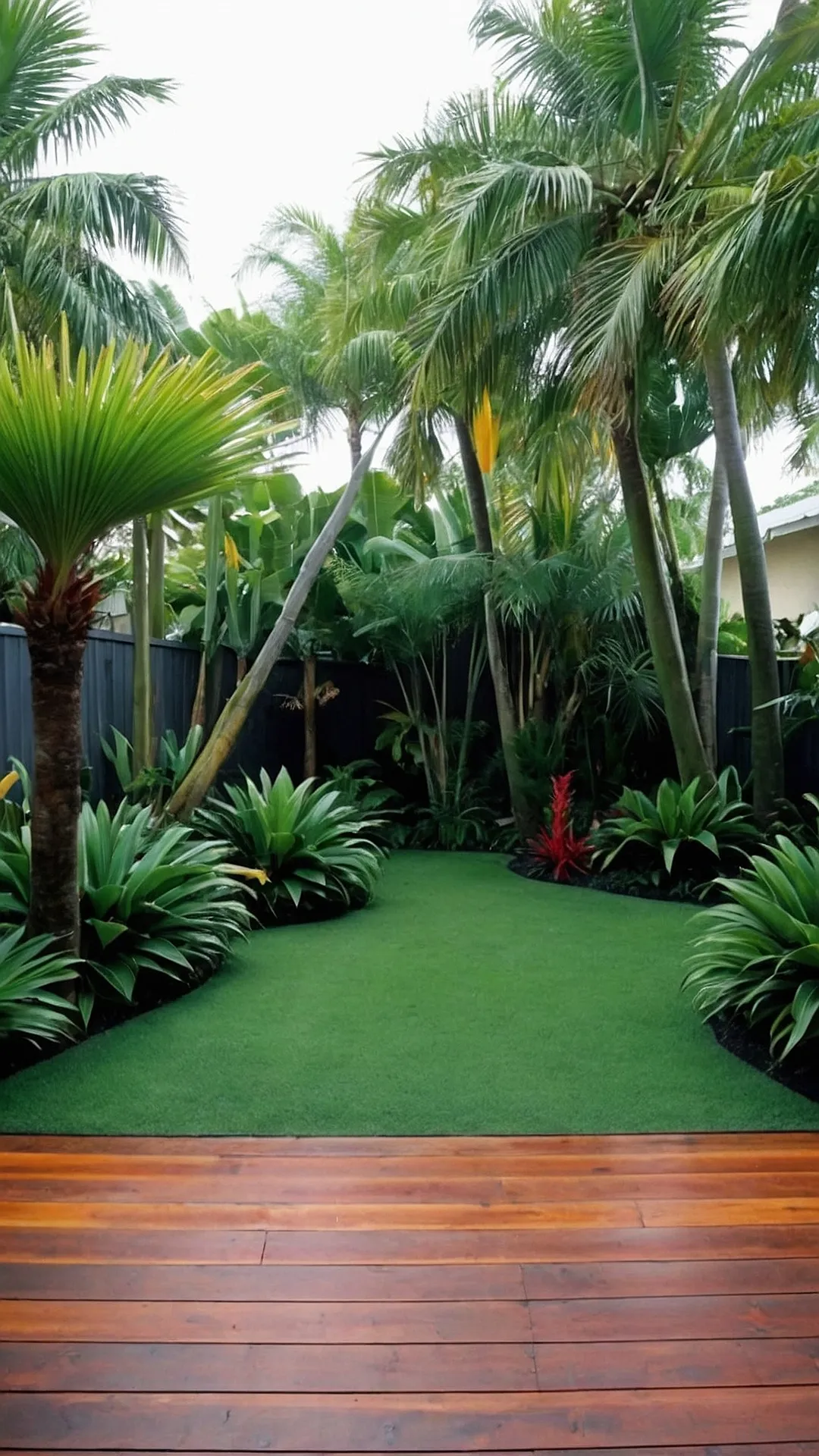 Embrace the Tropics with Colorful Landscaping Concepts