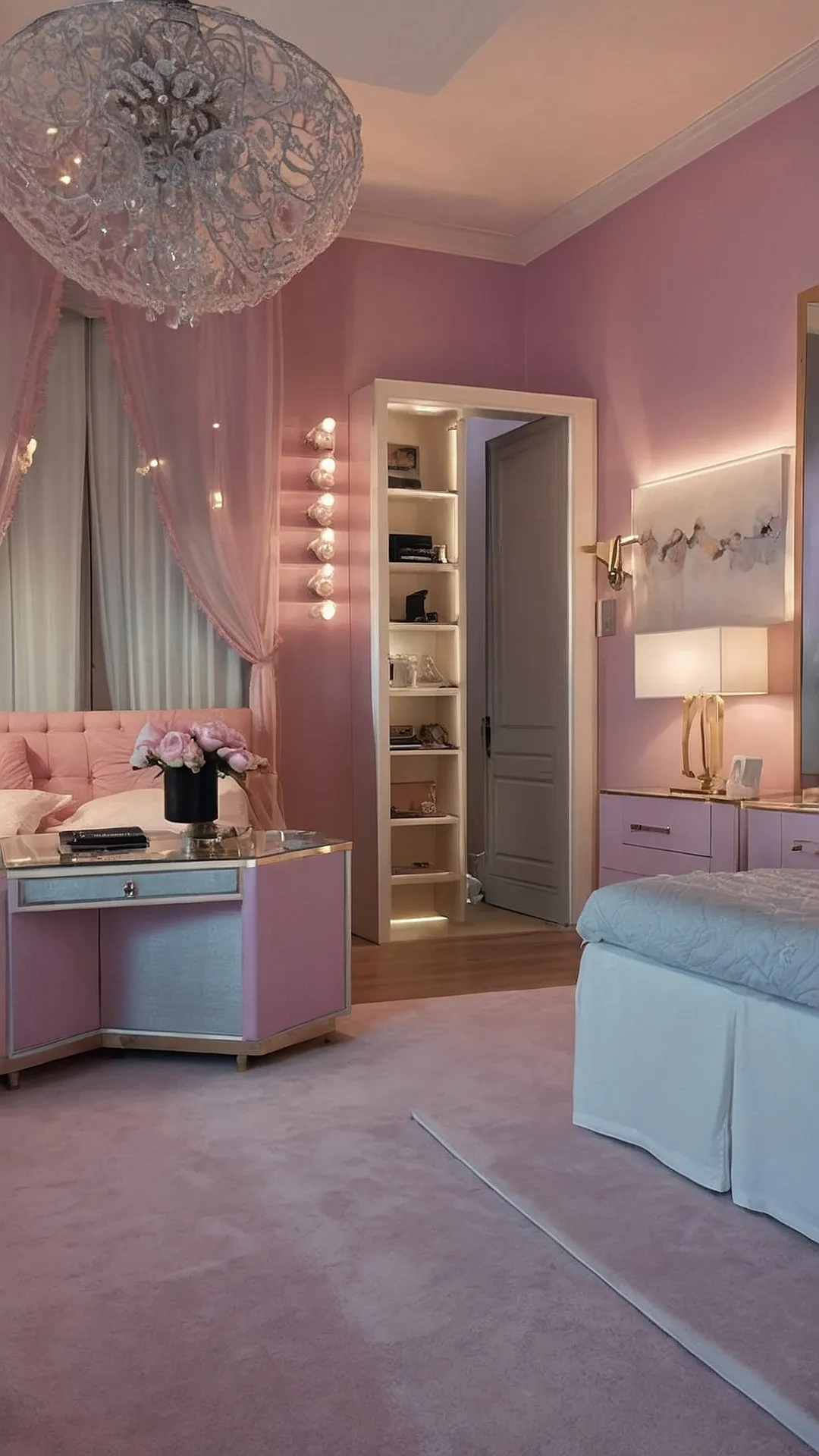 Romantic Pink Bedroom Inspirations for a Dreamy Setting