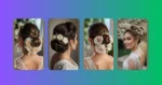 Get Ready to Turn Heads: 17 Bridal Buns with Floral Flair**  
**