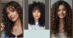 Step Up Your Game with Curly Hair and Bangs