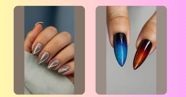 Meow and Wow: 18 Ideas for Cat Eye Nails That Pop**  
**